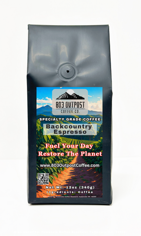 Backcountry Espresso – Bold Dark Roast Coffee | 803 Outpost Coffee