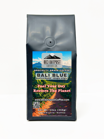 Bali Blue – Medium/Dark Roast Coffee | 803 Outpost Coffee