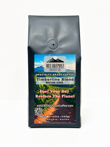 Timberline Blend - Medium / Dark Roast Coffee | 803 Outpost Coffe