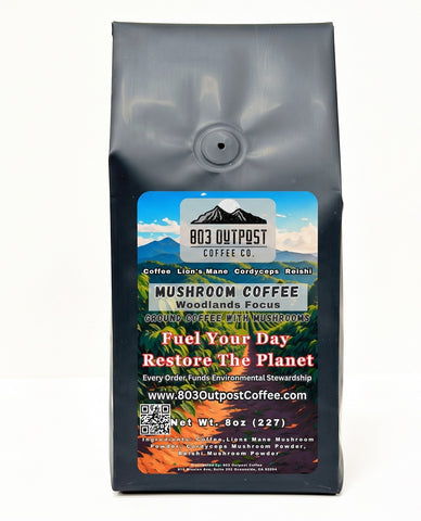 Woodlands Focus | Functional Mushroom Coffee (Medium Roast)
